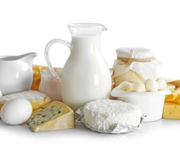 A selection of dairy products