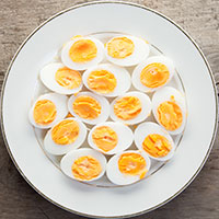 boiled eggs