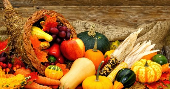 A range of vegetables providing autumn nutrition
