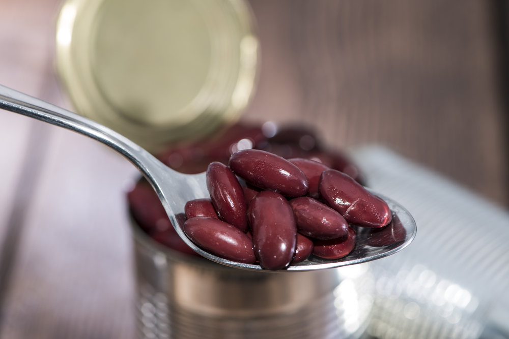A spoonful of kidney beans