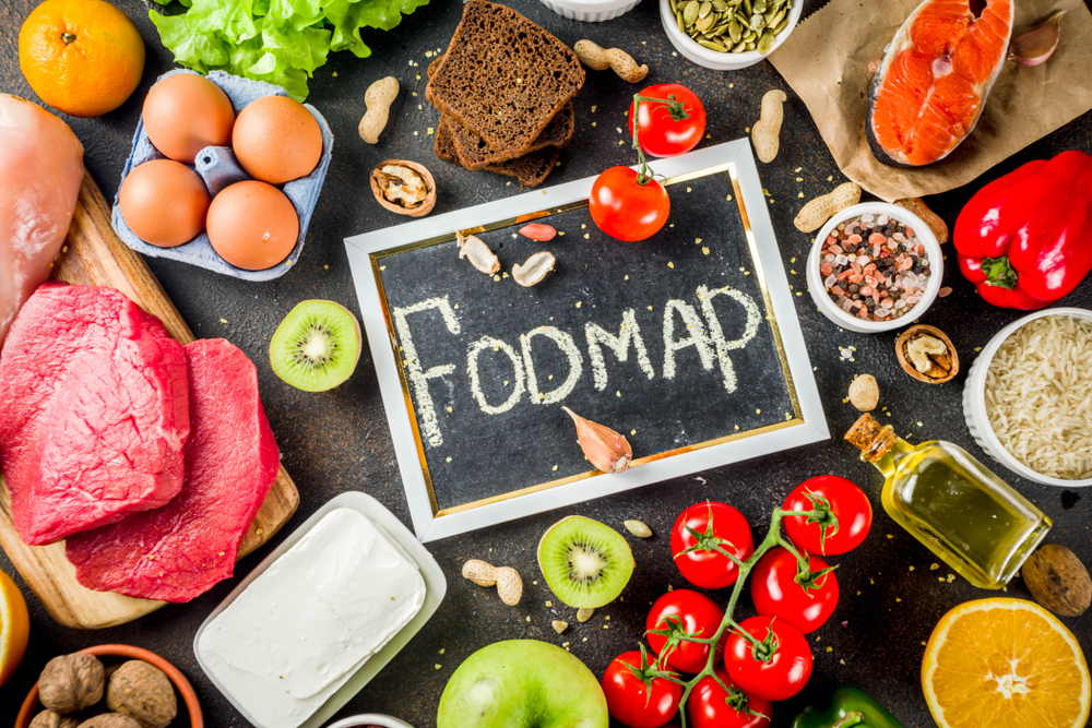 A range of food suitable for a low FODMAP diet