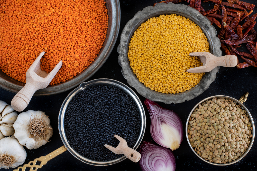 A range of lentils