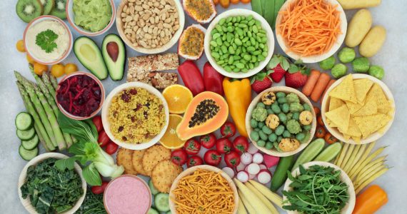 Foods from a plant based diet