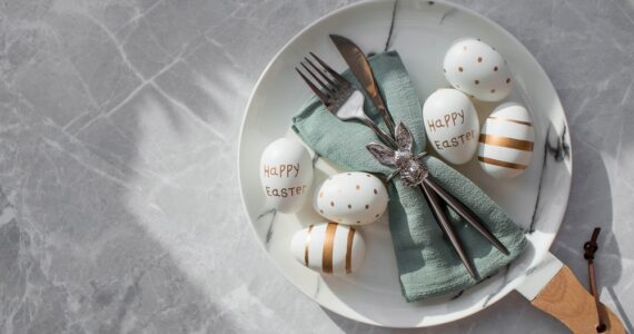 Easter table setting